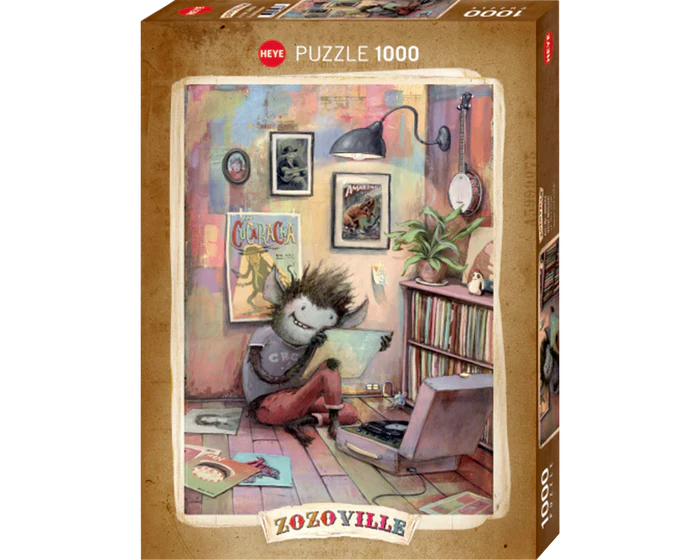 Zozoville Monstruo de Vinilo Rompecabezas 1000 piezas Heye