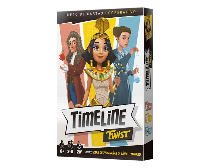 Timeline Twist Juego de Mesa en Español. Asmodee – Montecassino MX