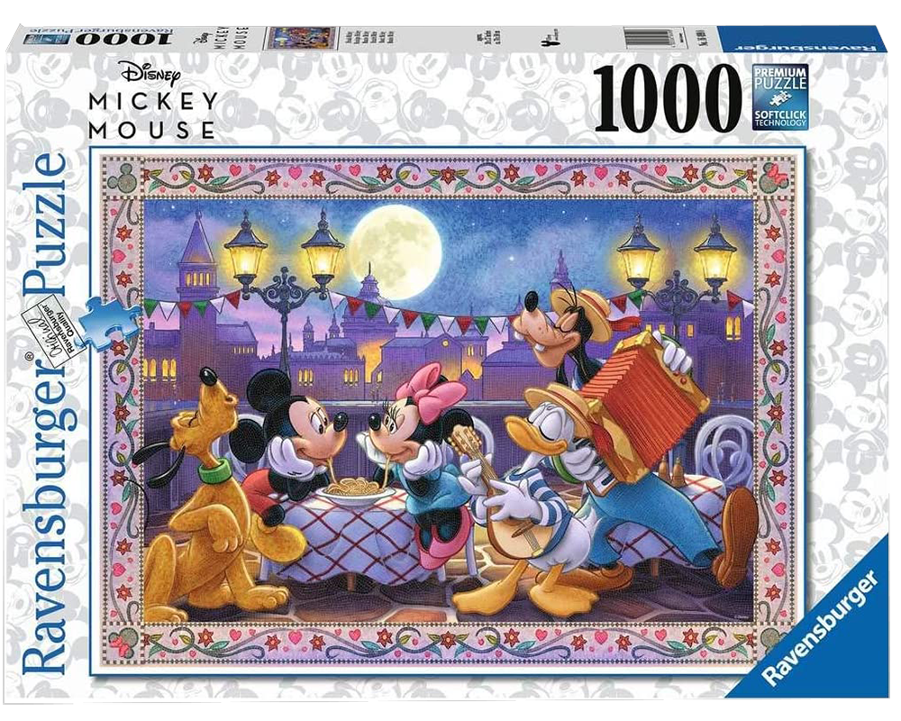 Cena Rom ntica Mickey y Minnie Rompecabezas 1000 Piezas Ravensburger