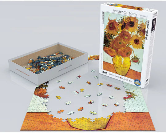 Puzzle Eurographics Terraza de café por la noche de van Gogh 1000 piezas